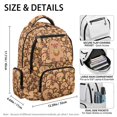 thumbnail image 5 of HELLHERO Capybaras Multi-Pockets Kids Girls Backpack for School Kindergarten, Soft Padded Straps Durable 600D Polyester Book Bag, 5 of 8