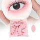thumbnail image 1 of 100 esponjas de práctica con forma de ojo para practicar pestañas, herramienta de belleza para extensión de pestañas, almohadillas para pestañas Rosa, 1 of 10