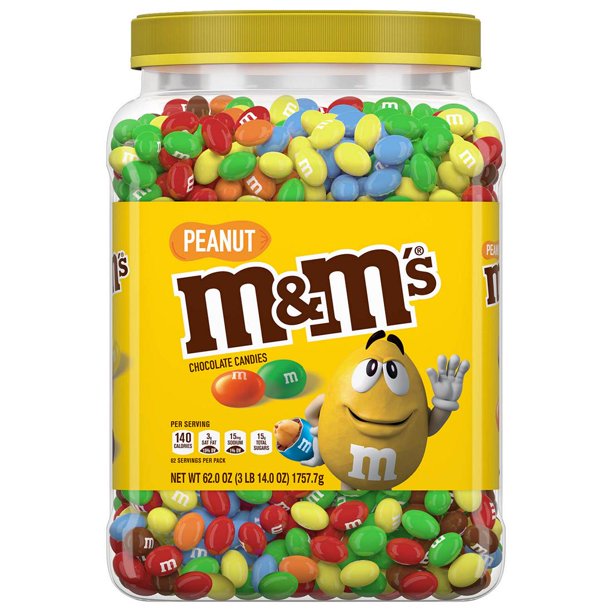 Product Of M&Ms Pantry Size Peanut Chocolate Candy 62 oz.