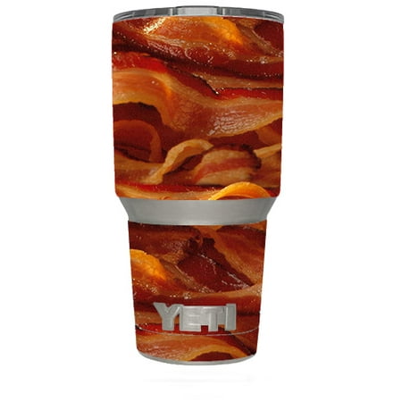 Skin Decal For Yeti 30 Oz Rambler Tumbler / Bacon  Crispy (Best Way To Crisp Bacon)