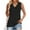 Black, variant on Royisotas Plus Tank Tops for Women Summer Sleeveless V-neck Shirts Casual Workout Womens Cami Tops