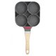 thumbnail image 3 of Sartén de aluminio para cocinar panqueques y desayuno, molde para freír huevos y hamburguesas con asa (cocina de inducción de fuego abierto), 3 of 13