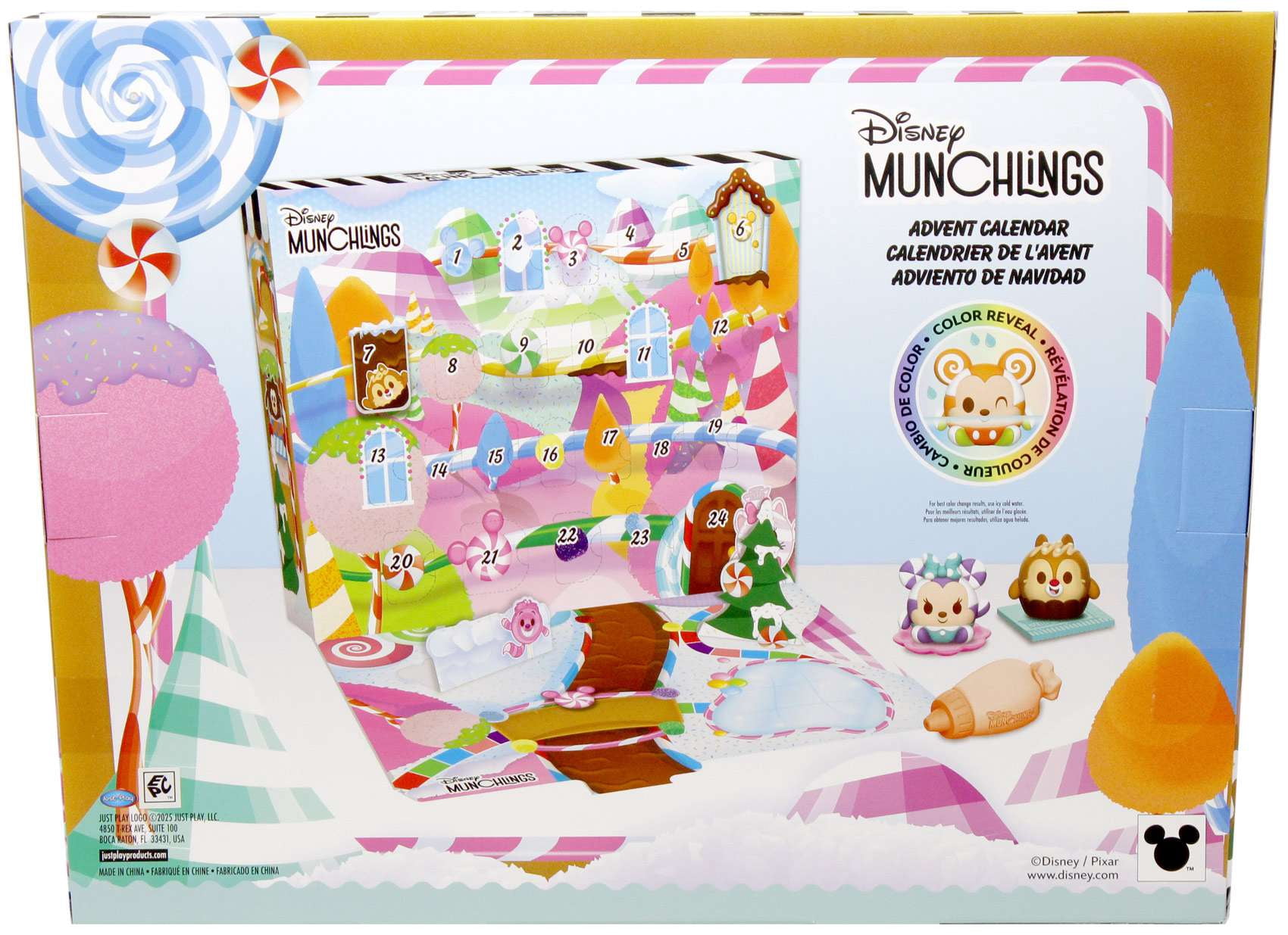 Disney Munchlings Advent Calendar, Collectible Munchlings Figures, for Boys and Girls, Ages 3 and up