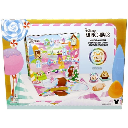 Disney Munchlings Advent Calendar, Collectible Munchlings Figures, for Boys and Girls, Ages 3 and up