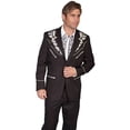 thumbnail image 1 of Scully Western Blazer Mens Embroidered Floral Tonal P-733, 1 of 1