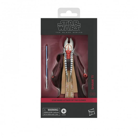 Star Wars The Black Series Shaak Ti, Attack of The Clones Premium Collectible 6 Inch Action Figure