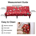 thumbnail image 2 of SHANNA Armless Futon Covers Christmas Printed Furniture Protector Elastic Sofa Bed Covers Folding Couch Shield Sofa Cover for Xmas Home Decoration, 2 of 8