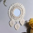thumbnail image 1 of Macrame Wall Decor Mirror Hanging Mirror for Bedroom Living Room, 1 of 1