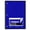 Blue, variant on 1PC Blue 1 Subject Spiral Notebook, Wide Ruled 60 Sheets, Letter Size 10.5" x 8" 3-Hole Punched Wirebound Notebook