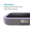 thumbnail image 6 of Speck iPhone 14 Plus CandyShell Pro Case slim Soft-touch in Grey and Purple, 6 of 13