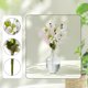 thumbnail image 1 of Ramo de lirios artificiales, ramo floral de granja, elegante regalo de flores artificiales, decoración del hogar para de mesa del hogar., 1 of 8