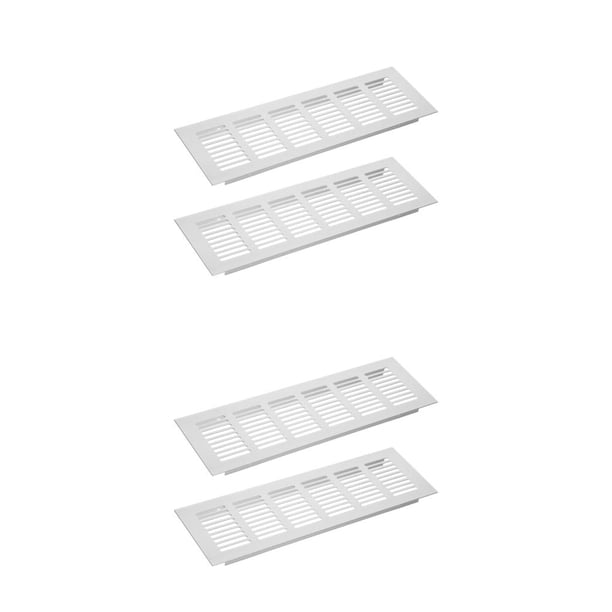Rejilla de ventilación Inteprter 80 mm de ancho 250 mm de largo 2Conjunto