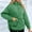 Green, variant on DYTTDG Women's Outdoor Casual Winter Hooded Jacket Trendy Solid Color Warm Loose Zipper Jacket with Pockets Outerwear on Clearance Christmas Gift