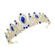 thumbnail image 2 of KAKOWELY 1 pieza elegante tocado de novia decoración de cristal corona boda novia tiara decoración, 2 of 5