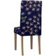 thumbnail image 4 of Funda protectora ABPHQTO para silla elástica con flores de fantasía Juego de 4, 4 of 4