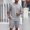 Gray, variant on Men Short Sets Outfits Mens Muscle Shirt and Men's Casual Pants Solid Color Short Sleeve Crew Neck Summer Loose Fit Oversized Jogging Track Suit with Pockets M-XXXXXL