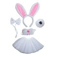 thumbnail image 1 of Disfraz de Cosplay Yuyangstore Animal Diadema Orejas Blanco 5 Piezas, 1 of 8