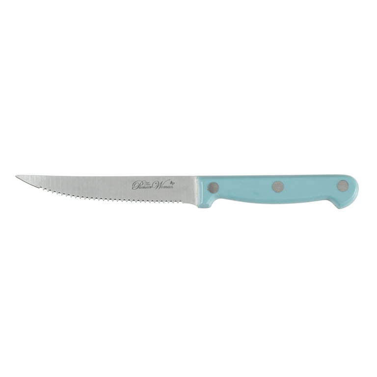 The Pioneer Woman Frontier Teal 4-Piece Steak Knife Set 