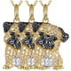 thumbnail image 1 of Collares de Mascotas DogNeck13 3Pzas Coy Pug Dorado Metal Cadena y Dije. High Monaco MXNOG-003, 1 of 4