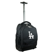 Black Los Angeles Dodgers 19'' Premium Wheeled Backpack