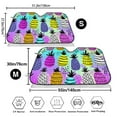 thumbnail image 2 of Goofa Graffiti Pineapples Printed Car Windshield Sunshade,Foldable Reflective Sun Visor,UV Protection Heat Blocker Sunshade,Car Cooling Accessory-Small, 2 of 7