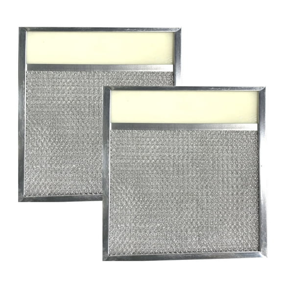 Air Filter Factory 11-3/8 x 11-3/4 x 3/8 Aluminum Lens Grease Filters 2-Pack