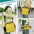 thumbnail image 6 of ALAZA Cartoon Chickens Yellow Lunch Box Insulated Lunch Bag Cooler Tote with Shoulder Strap, 6 of 7