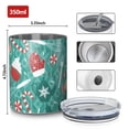 thumbnail image 4 of 12oz Coffee Tumblers Green Christmas Baking Pattern Stainless Steel Vacuum Insulated Travel Tumbler Coffee Cups Mug with Lid and Straw with Cleaning Brush for Cold & Hot Drinks, 4 of 5