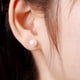 thumbnail image 5 of Pendientes de perlas reales de agua dulce blancas de plata de ley Laklulu para mujer | Pendientes hipoalergénicos con perlas cultivadas genuinas, 5 of 6