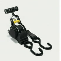10.8Ft Retractable Ratchet Straps, 1500lbs Load Limit, S-Hooks, Retractable Transom Tie Down Strap, Secure Cargo Tie-Downs for Motorcycles, Bikes & Daily Use