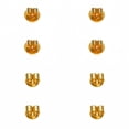 thumbnail image 2 of 14K Gold Plated Hypoallergenic Earring Backs Replacement - 4 Pairs, 2 of 8