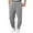 Gray(mens pants), variant on GuangCheng George Mens Elastic Waist Sweatpants,Casual Joggers,Baggy,Pull On,Lounge Pants for Men,Black,Size M