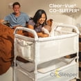 thumbnail image 2 of Arm's Reach Clear-Vue Co-Sleeper Bassinet, Bedside Sleeper with Mesh Sides, ASTM Certified, White, 2 of 6