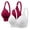 White+Wine, variant on ShomPort Everyday Bra for Women Full Coverage No Underwire Bra Plus Size Padded Bras with Adjustable Straps 2 Pack