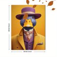 thumbnail image 2 of Qisvanset Dapper Duck Canvas Wall Art 15.75x11.81 INCHES, 2 of 7