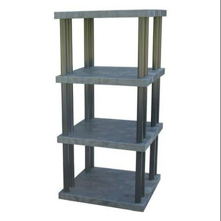 Dura Shelf Shelving - DURA-SHELF ST3636x4 Bulk Shelving, Solid Top, 4 Shelf, 36x36x75