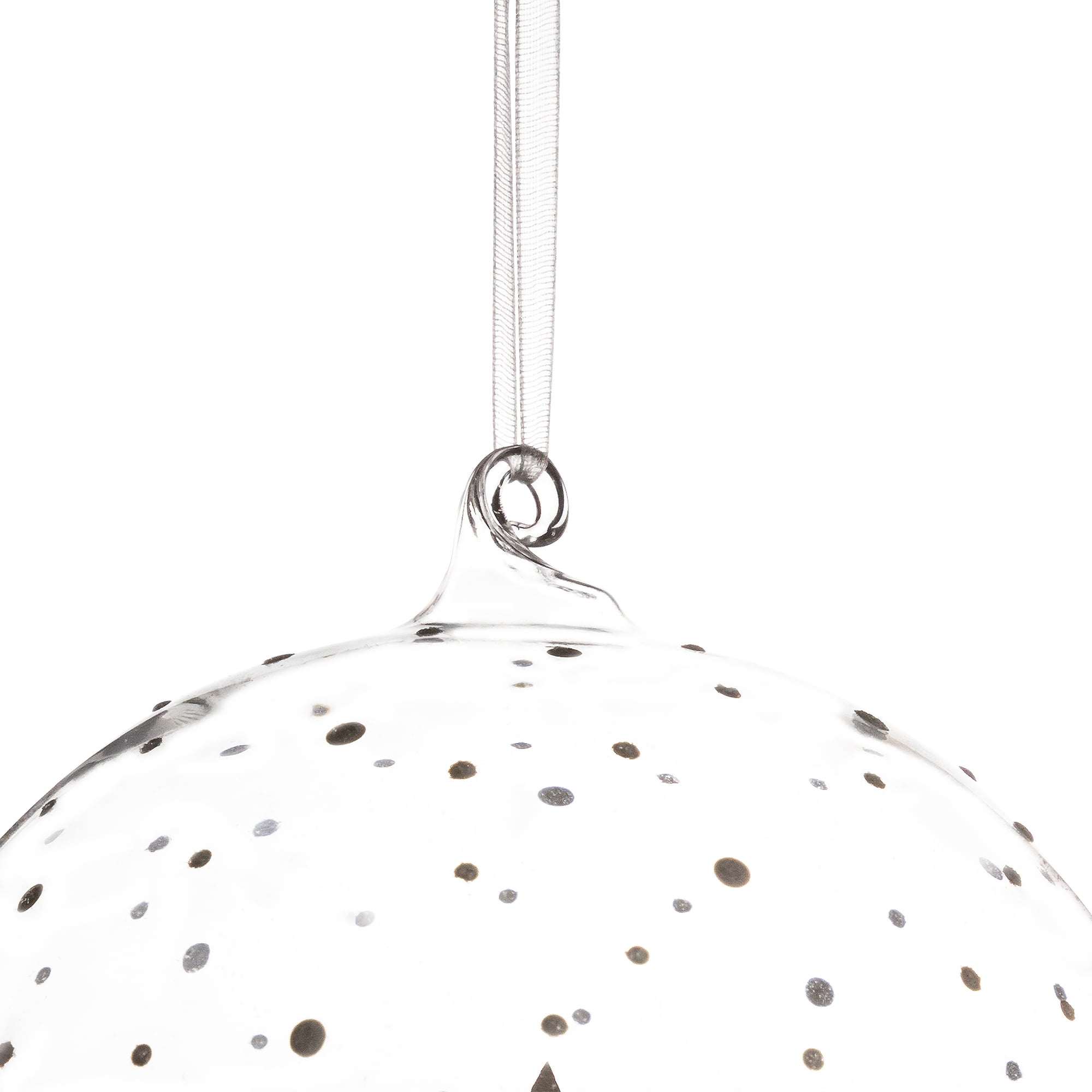 Northlight Deer Family in Snow Glass Globe Christmas Ornament  - 4.75"