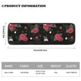 thumbnail image 4 of Yuyamidu Red Rose Refrigerator Door Handle Cover Universal Fridge Oven Microwave Handle Protective Cover 4 Piece Kitchen Appliance Door Handle Cover Home Decor, 4 of 7