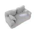 thumbnail image 2 of Sofá Cama para mascotas Salvador Gris claro L cómodo y de felpa antideslizante para cachorros y gatos de interior, 2 of 10