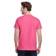 thumbnail image 4 of Gildan Short Sleeve T-Shirt for Men, Heavy Cotton Crewneck Classic Shirt, Safety Pink Tee, 3XL, 4 of 5