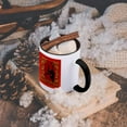 thumbnail image 5 of 3dRose, Chinese Zodiac Year of the Monkey Chinese New Year Red, Gold and Black , 11oz Two-Tone Black Mug, 5 of 7