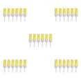 thumbnail image 3 of Eigraketly 6 piezas de camisetas de golf de Profesional de moda Golfing Telémetro deportivo Accesorios Golf Lana Clavo de plantación 70 mm 70mm bianco giallo 5piezas Eigraketly CBP193713, 3 of 4