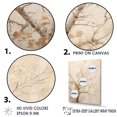thumbnail image 3 of Designart "Solitary Beige Maple Serenity" Tree Maple Canvas Art Print, 3 of 7