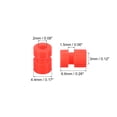 thumbnail image 2 of Unique Bargains 12Pack RC Anti Vibrations Boules de Caoutchouc pour F4 F7 Contrôleur de Vol M2x6.6mm Rouge, 2 of 6