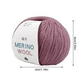 thumbnail image 5 of Premium Wool Yarn for Knitting | Soft Blend | Medium Coarse 2.0mm Thick Warm Yarn for Scarves, Hats & Sweaters | All Ages Handcrafting, 5 of 6