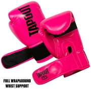 TAPOUT Boxing Gloves with Breathable Mesh Palm for Men and Women in Training, Muay Thai, Kickboxing, Sparring, and MMA