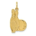 thumbnail image 1 of FB Jewels 14K Yellow Gold Bowling Pins Charm, 1 of 4