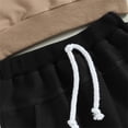 thumbnail image 6 of TJAZFJPA Local Boy Outfitters Toddler Kids Baby Boys Girls Summer Outfit Clothes Sets Short Sleeve Solid O Neck Pullover Sweatshirt Tops Drawstring Shorts Toddler Boy Outfits Summer, 6 of 9