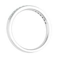thumbnail image 2 of 1/5 Carat Diamond Vintage Wedding Band Ring in 10K White Gold (Ring Size 4.5), 2 of 6