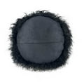 thumbnail image 4 of TOV Furniture New Zealand Black Sheepskin 16" Round Pillow, 4 of 6